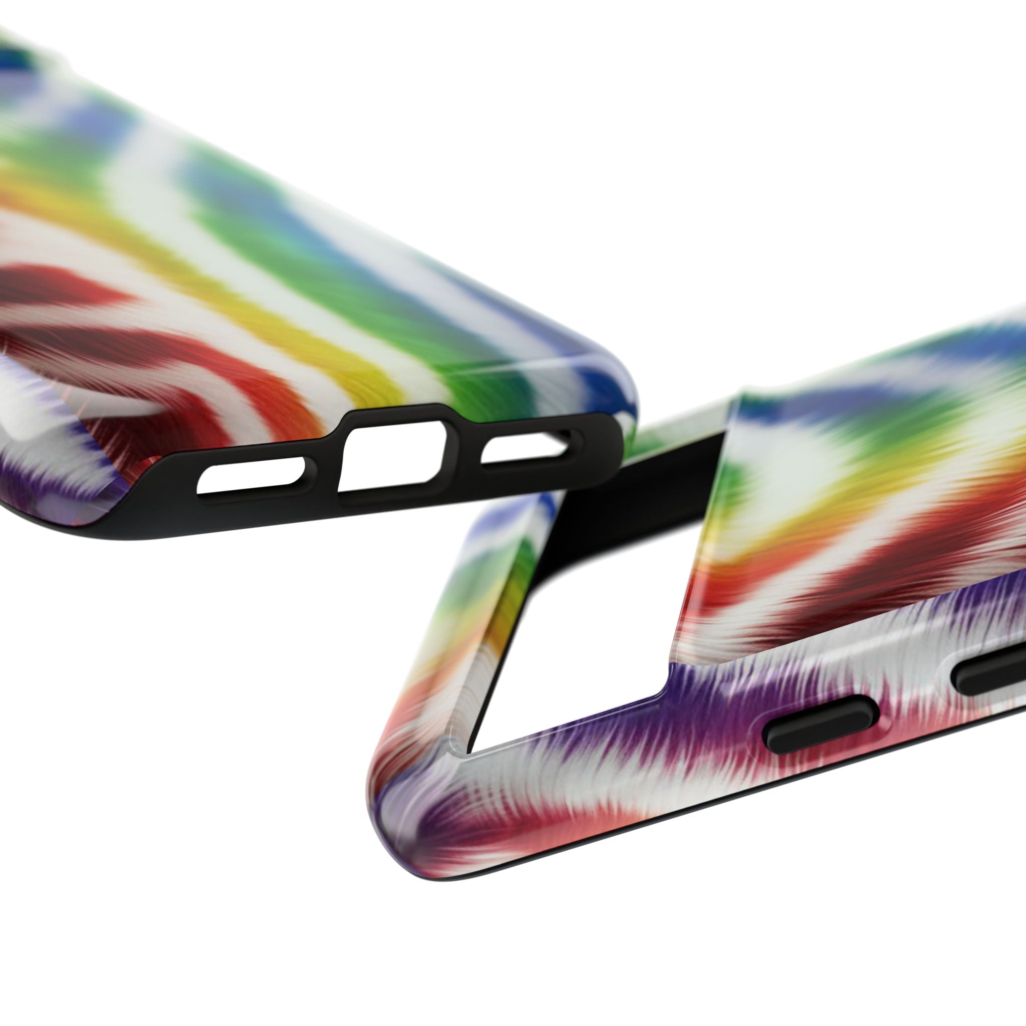Vibrant Phone Case, Funky Rainbow Design, Colorful Accessory for Teens, Gift for Birthdays, LGBTQ Pride, & Summer Fun