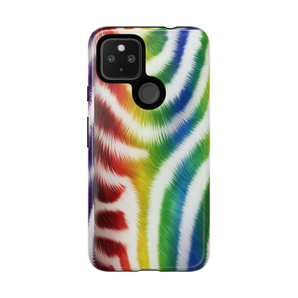 Vibrant Phone Case, Funky Rainbow Design, Colorful Accessory for Teens, Gift for Birthdays, LGBTQ Pride, & Summer Fun