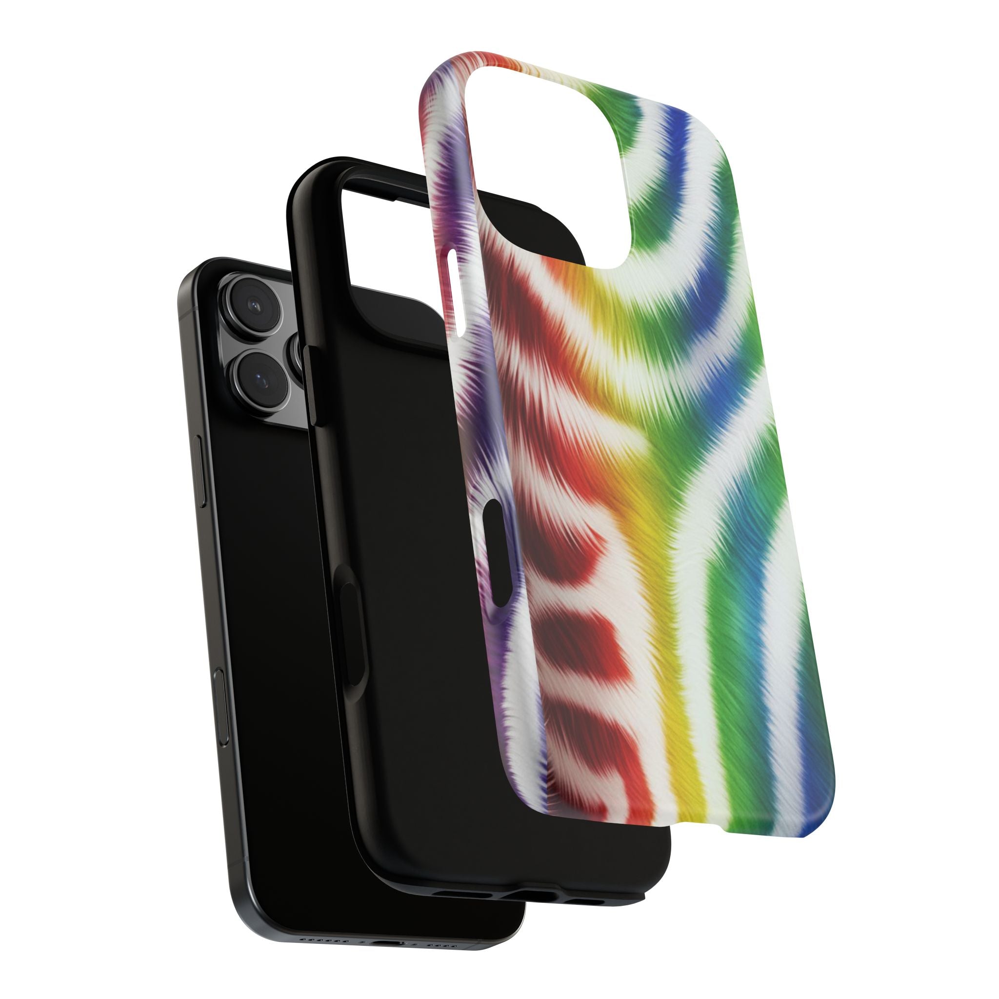 Vibrant Phone Case, Funky Rainbow Design, Colorful Accessory for Teens, Gift for Birthdays, LGBTQ Pride, & Summer Fun