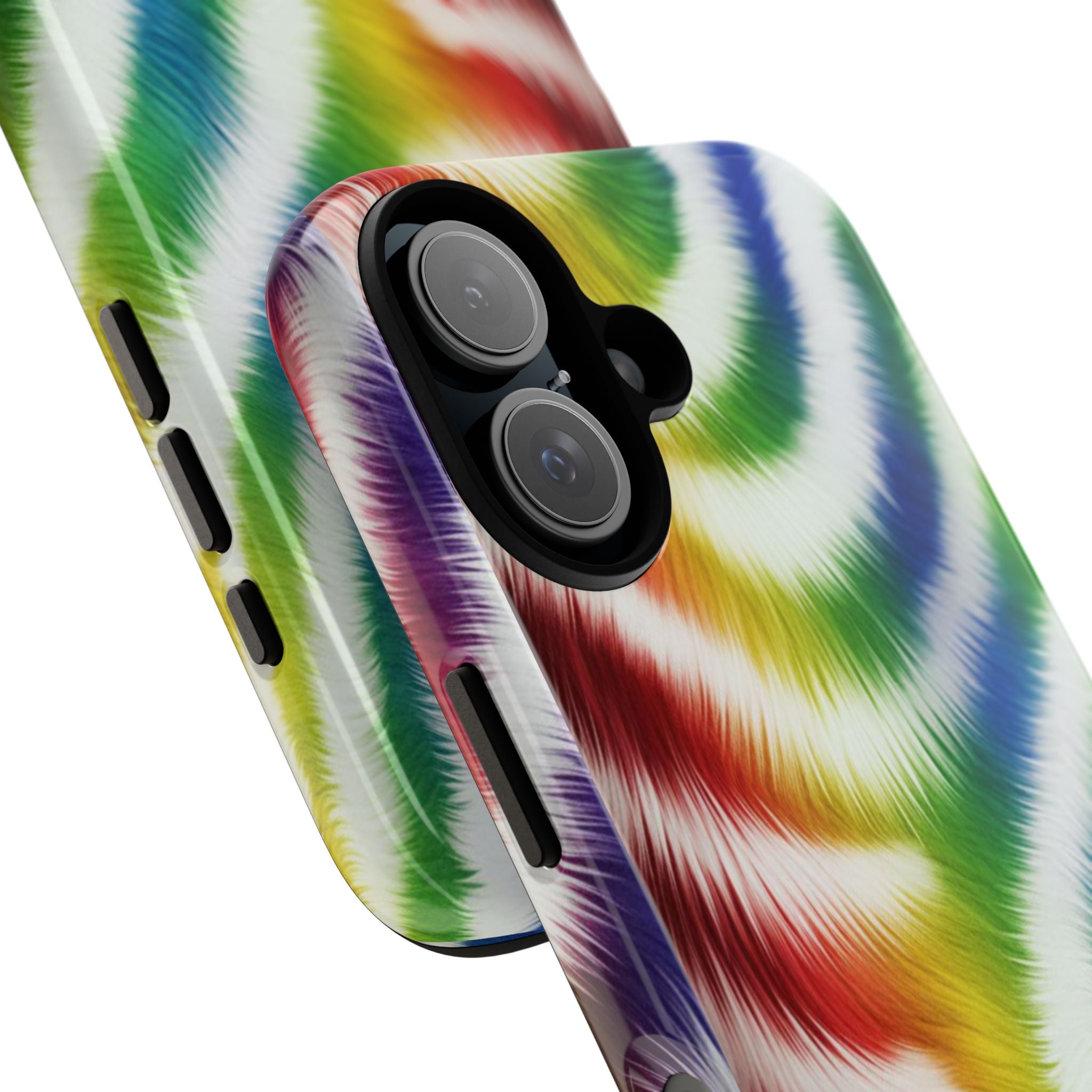 Vibrant Phone Case, Funky Rainbow Design, Colorful Accessory for Teens, Gift for Birthdays, LGBTQ Pride, & Summer Fun