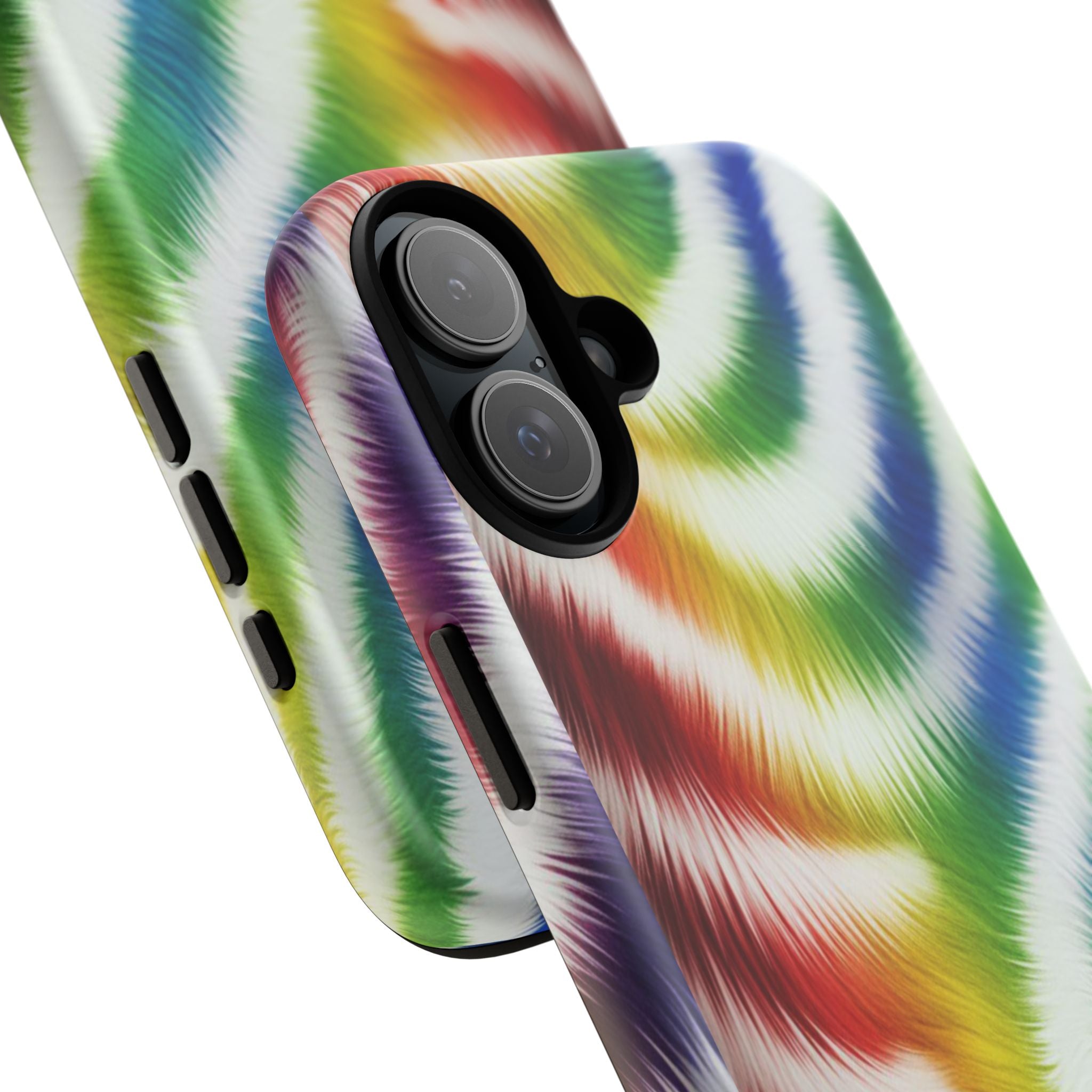 Vibrant Phone Case, Funky Rainbow Design, Colorful Accessory for Teens, Gift for Birthdays, LGBTQ Pride, & Summer Fun