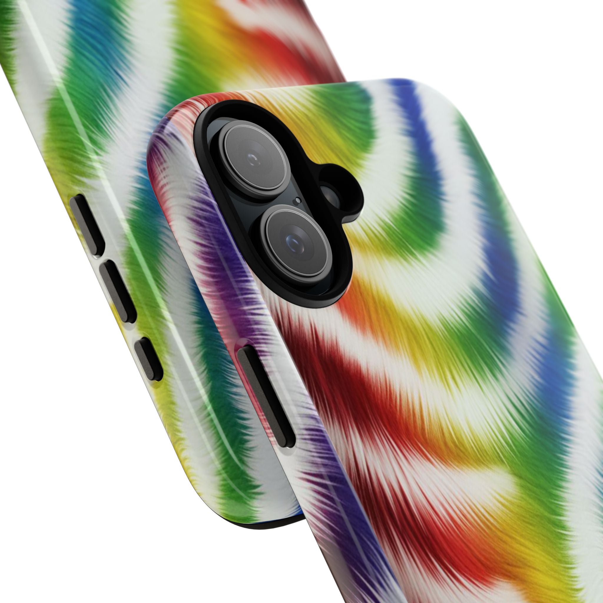 Vibrant Phone Case, Funky Rainbow Design, Colorful Accessory for Teens, Gift for Birthdays, LGBTQ Pride, & Summer Fun