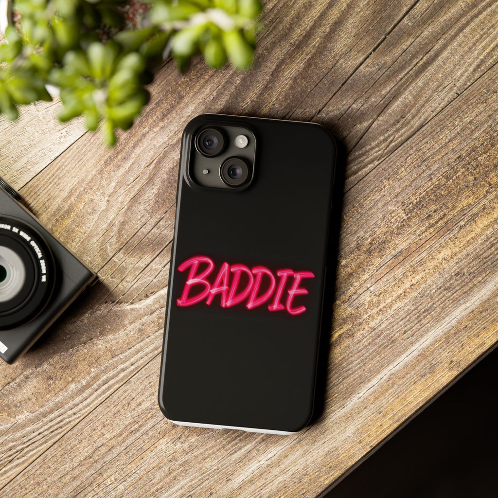 Stylish Slim Phone Case - Trendy 'BADDIE' Design, Cute Phone Accessory, Perfect Gift for Fashion Lovers, Essential Phone Protection, [...]