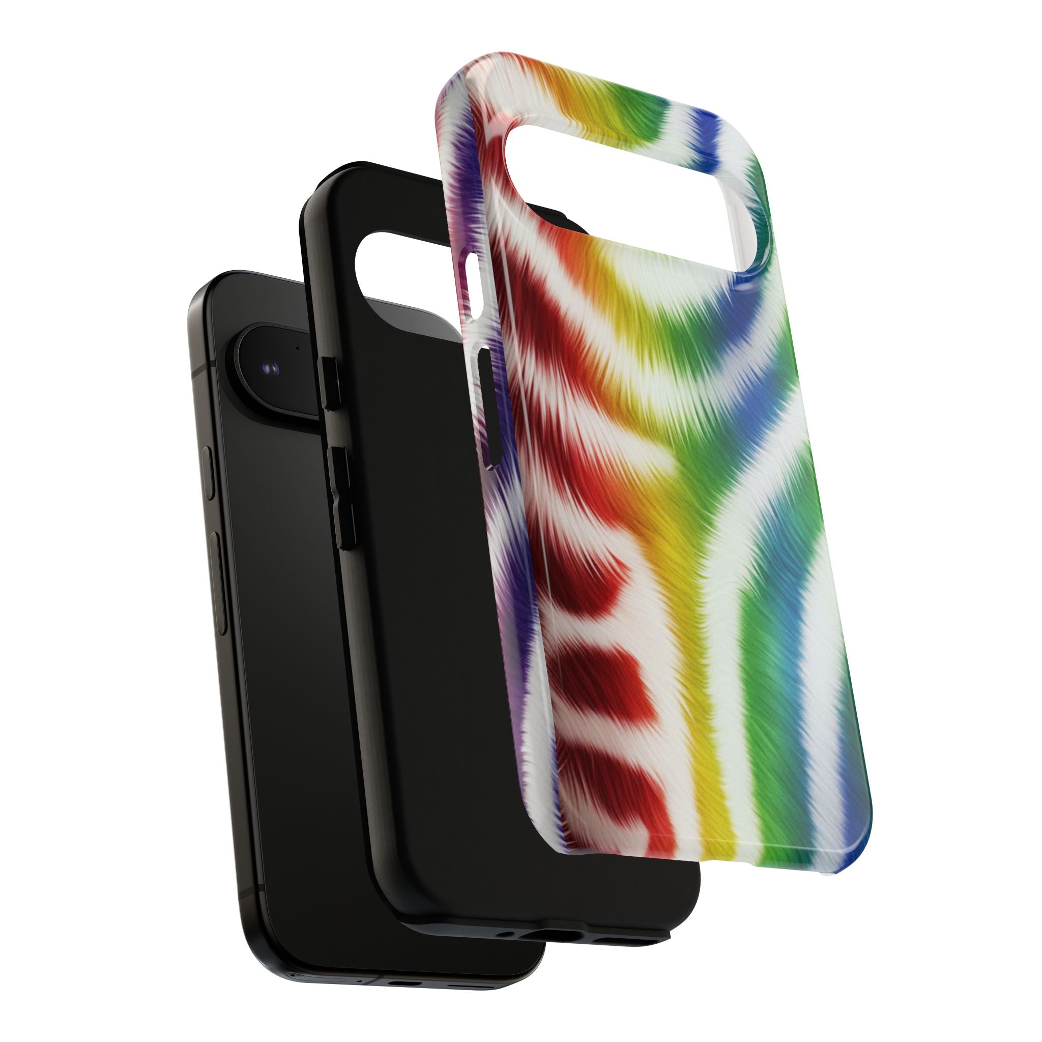Vibrant Phone Case, Funky Rainbow Design, Colorful Accessory for Teens, Gift for Birthdays, LGBTQ Pride, & Summer Fun