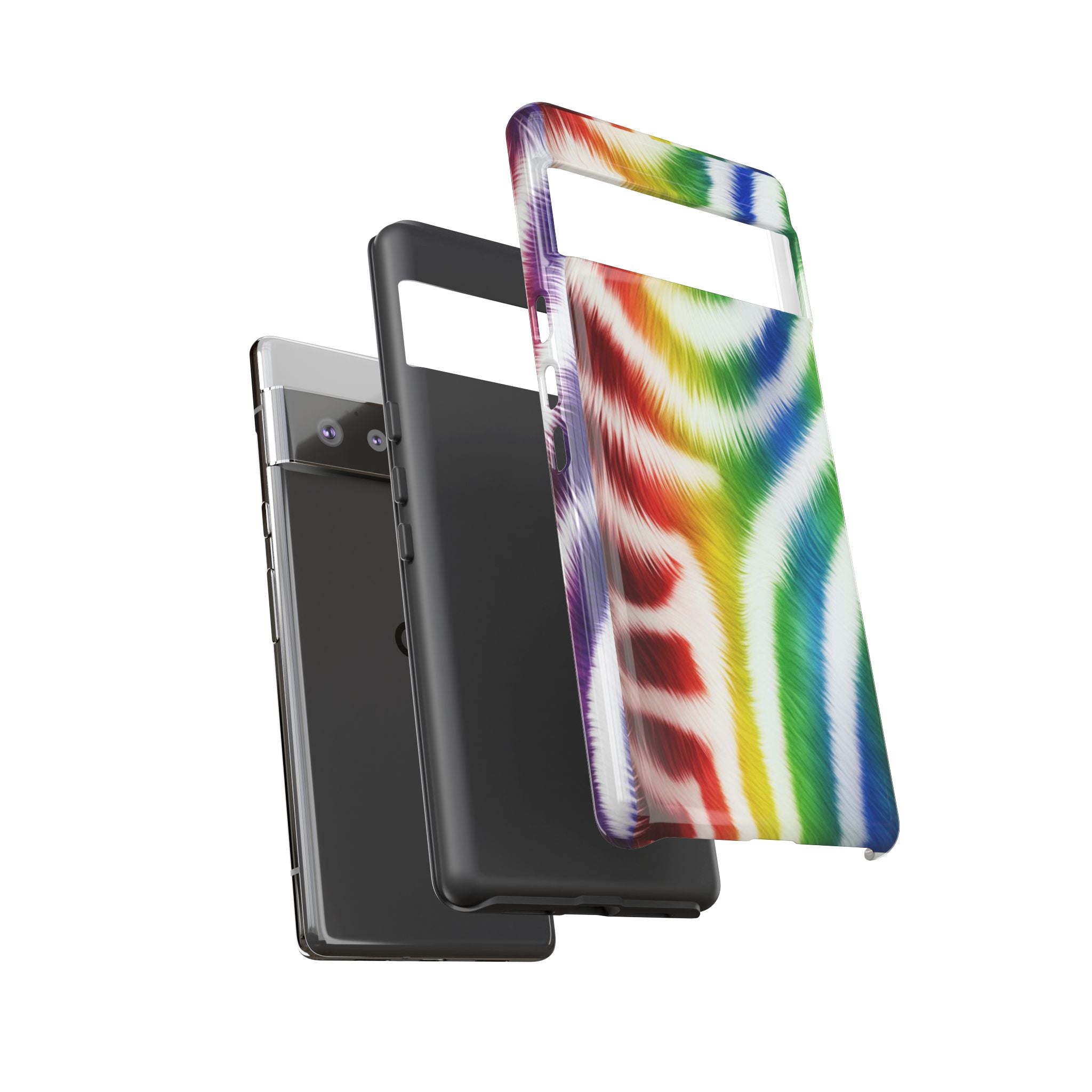 Vibrant Phone Case, Funky Rainbow Design, Colorful Accessory for Teens, Gift for Birthdays, LGBTQ Pride, & Summer Fun