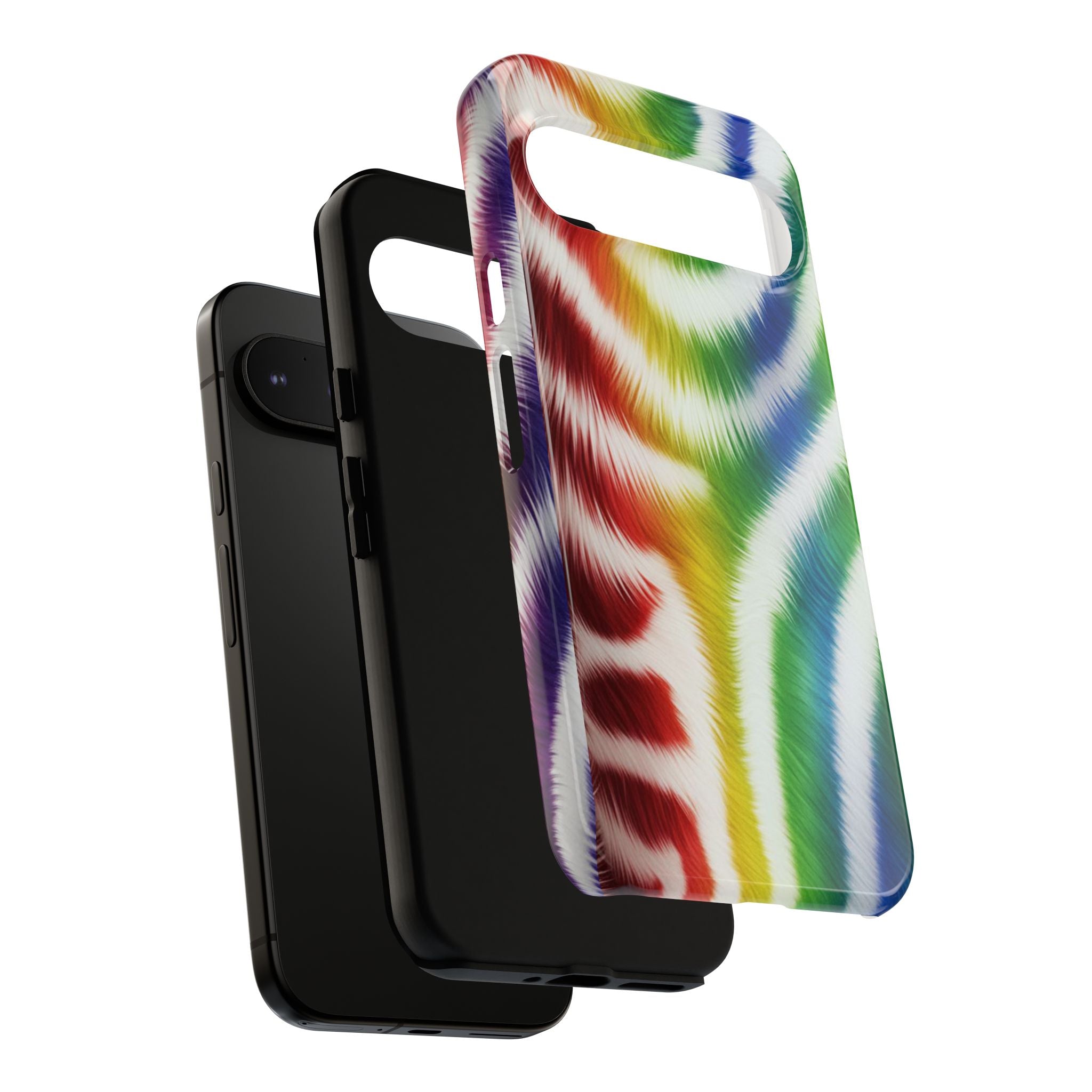 Vibrant Phone Case, Funky Rainbow Design, Colorful Accessory for Teens, Gift for Birthdays, LGBTQ Pride, & Summer Fun