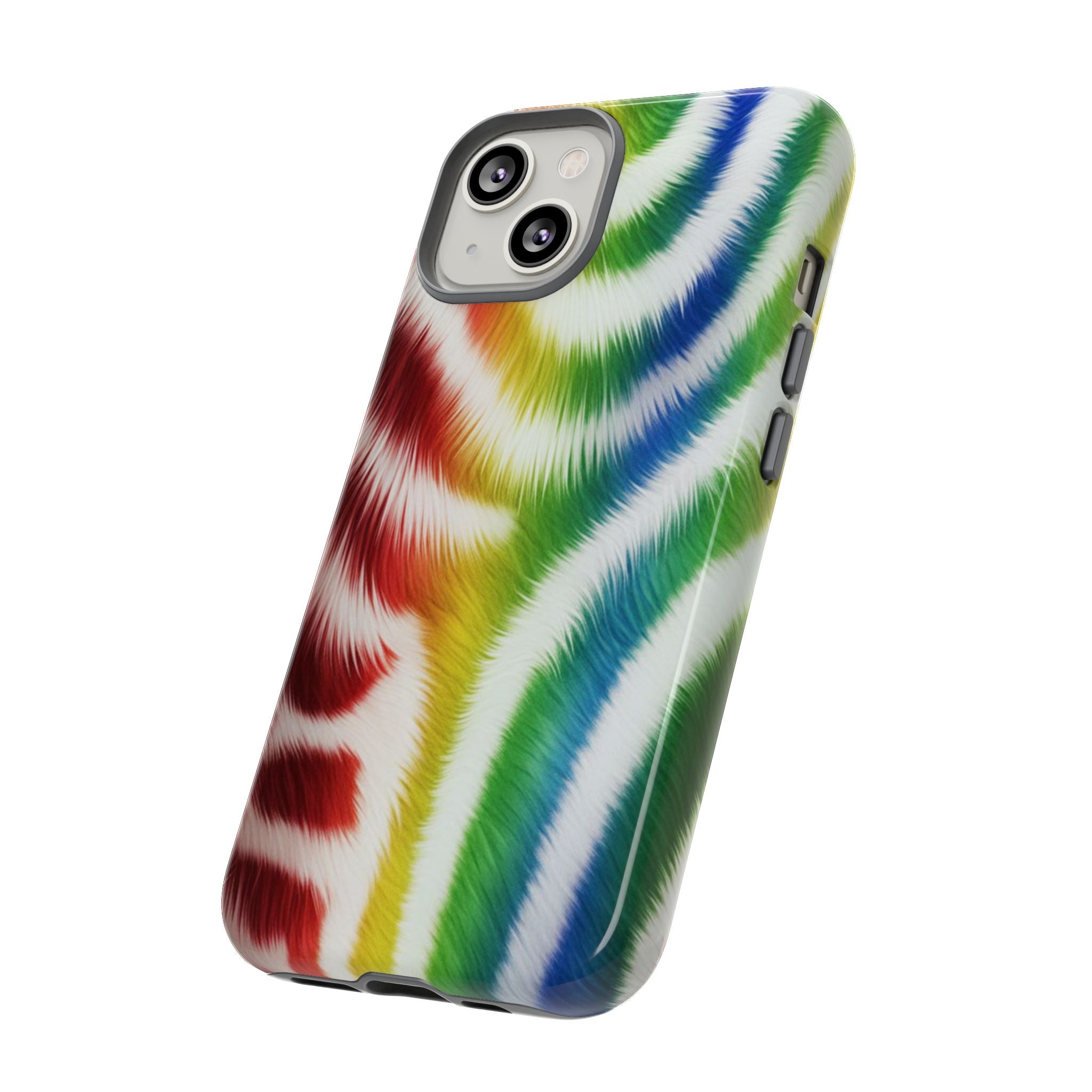 Vibrant Phone Case, Funky Rainbow Design, Colorful Accessory for Teens, Gift for Birthdays, LGBTQ Pride, & Summer Fun
