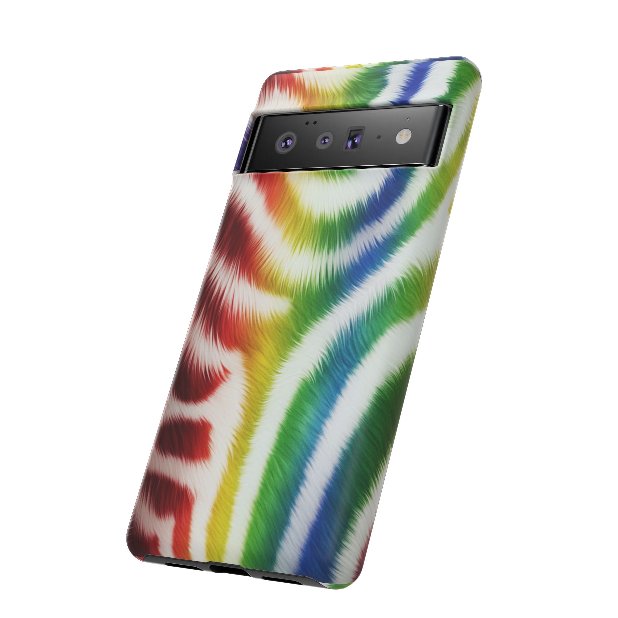 Vibrant Phone Case, Funky Rainbow Design, Colorful Accessory for Teens, Gift for Birthdays, LGBTQ Pride, & Summer Fun