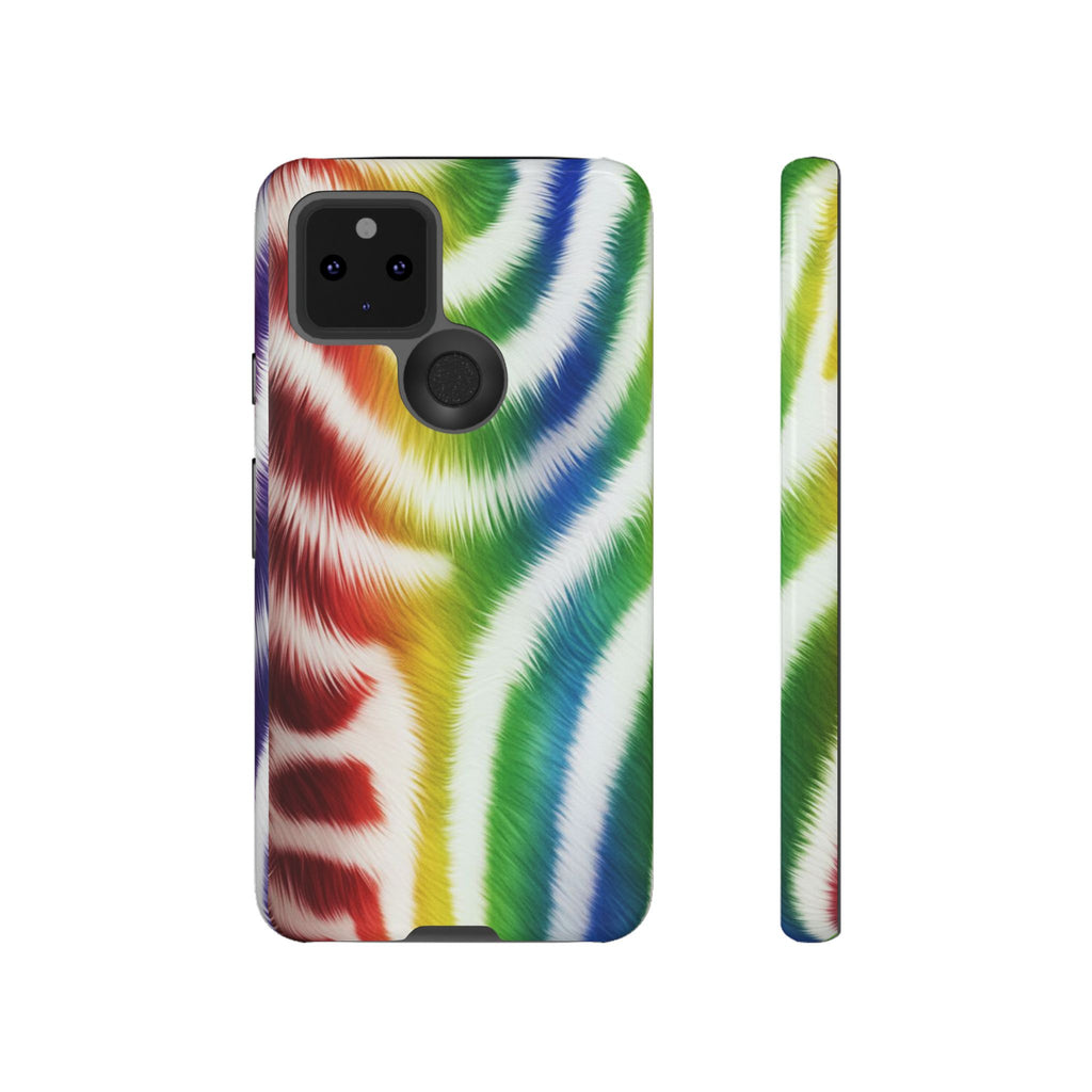 Vibrant Phone Case, Funky Rainbow Design, Colorful Accessory for Teens, Gift for Birthdays, LGBTQ Pride, & Summer Fun