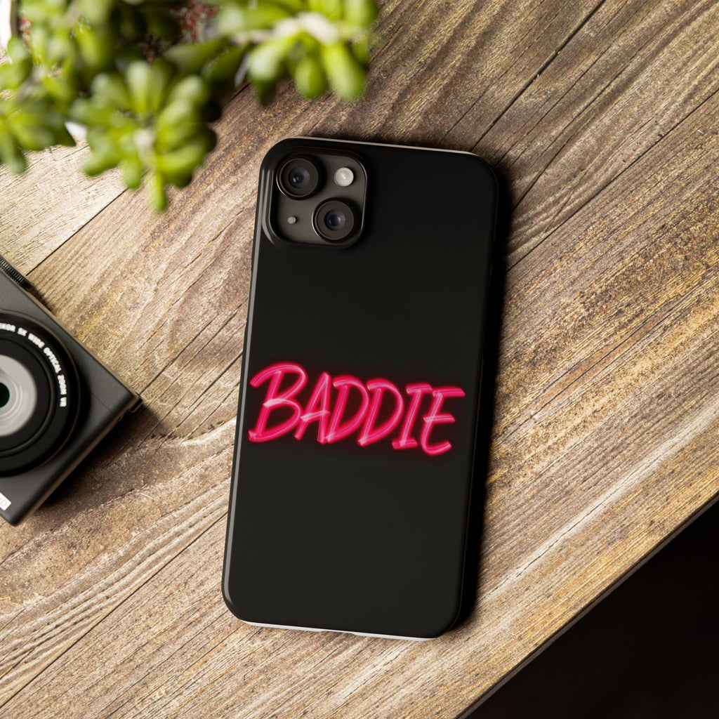 Stylish Slim Phone Case - Trendy 'BADDIE' Design, Cute Phone Accessory, Perfect Gift for Fashion Lovers, Essential Phone Protection, [...]