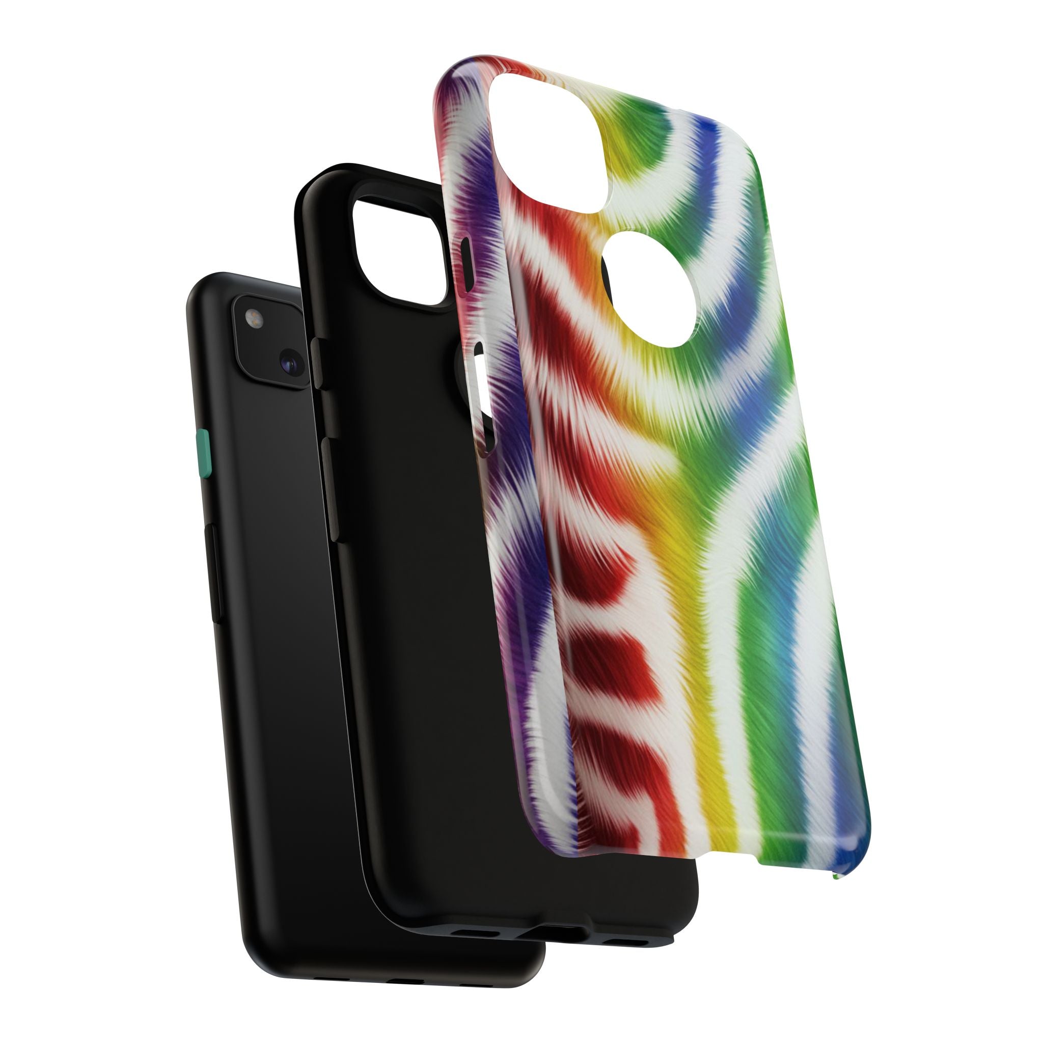 Vibrant Phone Case, Funky Rainbow Design, Colorful Accessory for Teens, Gift for Birthdays, LGBTQ Pride, & Summer Fun