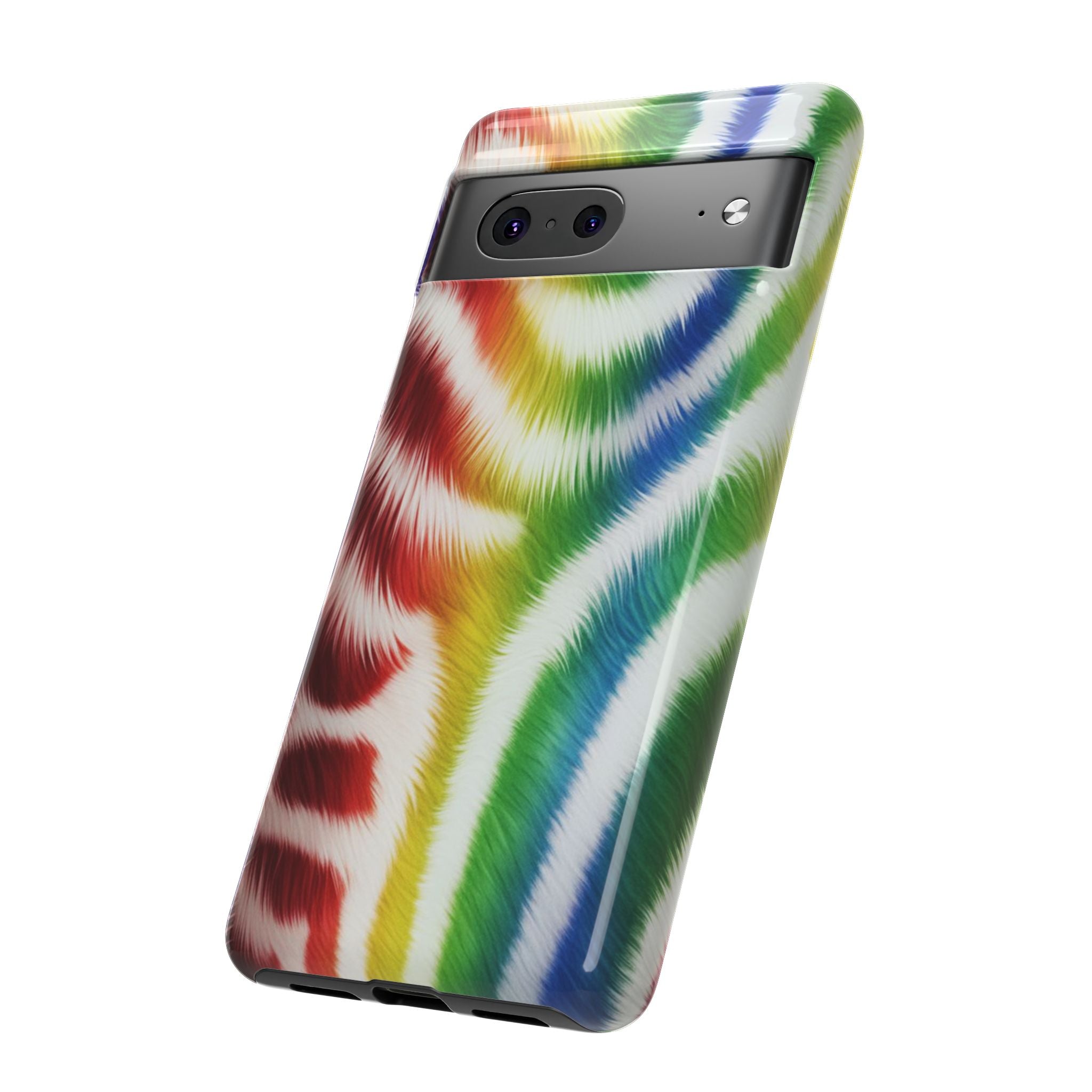 Vibrant Phone Case, Funky Rainbow Design, Colorful Accessory for Teens, Gift for Birthdays, LGBTQ Pride, & Summer Fun