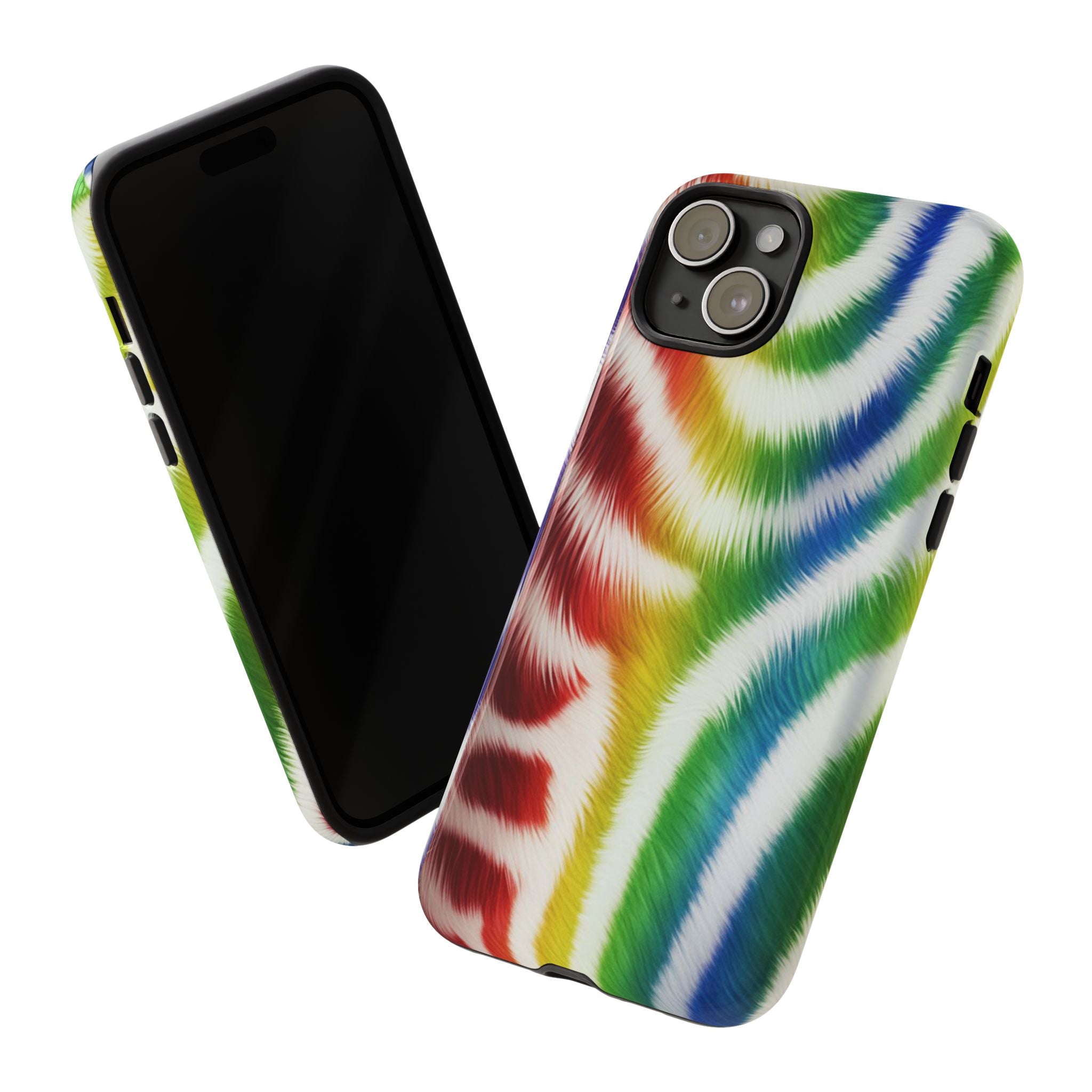 Vibrant Phone Case, Funky Rainbow Design, Colorful Accessory for Teens, Gift for Birthdays, LGBTQ Pride, & Summer Fun