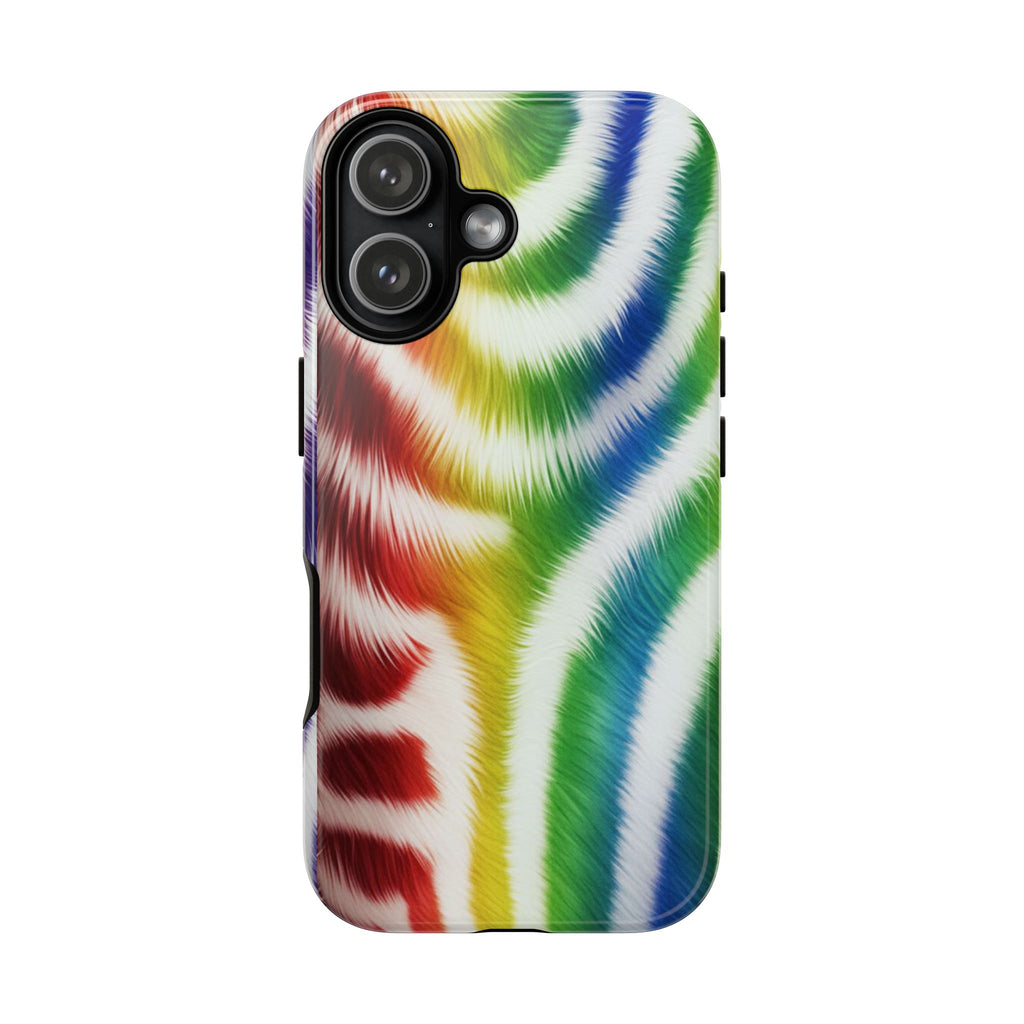Vibrant Phone Case, Funky Rainbow Design, Colorful Accessory for Teens, Gift for Birthdays, LGBTQ Pride, & Summer Fun