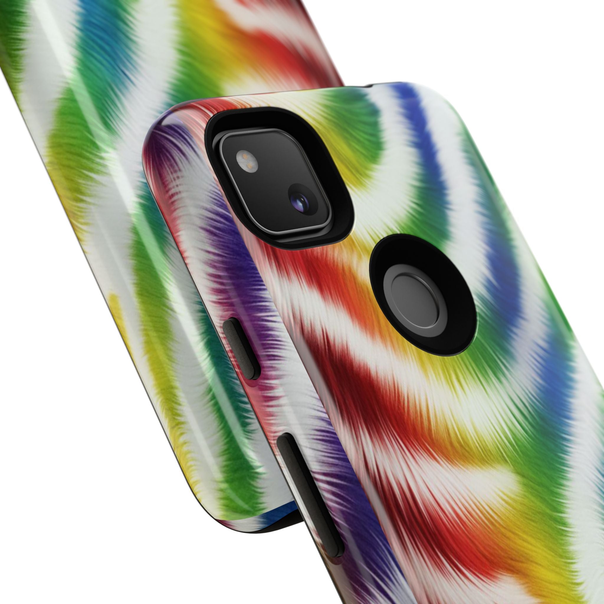 Vibrant Phone Case, Funky Rainbow Design, Colorful Accessory for Teens, Gift for Birthdays, LGBTQ Pride, & Summer Fun