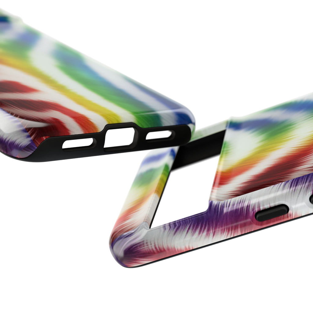 Vibrant Phone Case, Funky Rainbow Design, Colorful Accessory for Teens, Gift for Birthdays, LGBTQ Pride, & Summer Fun