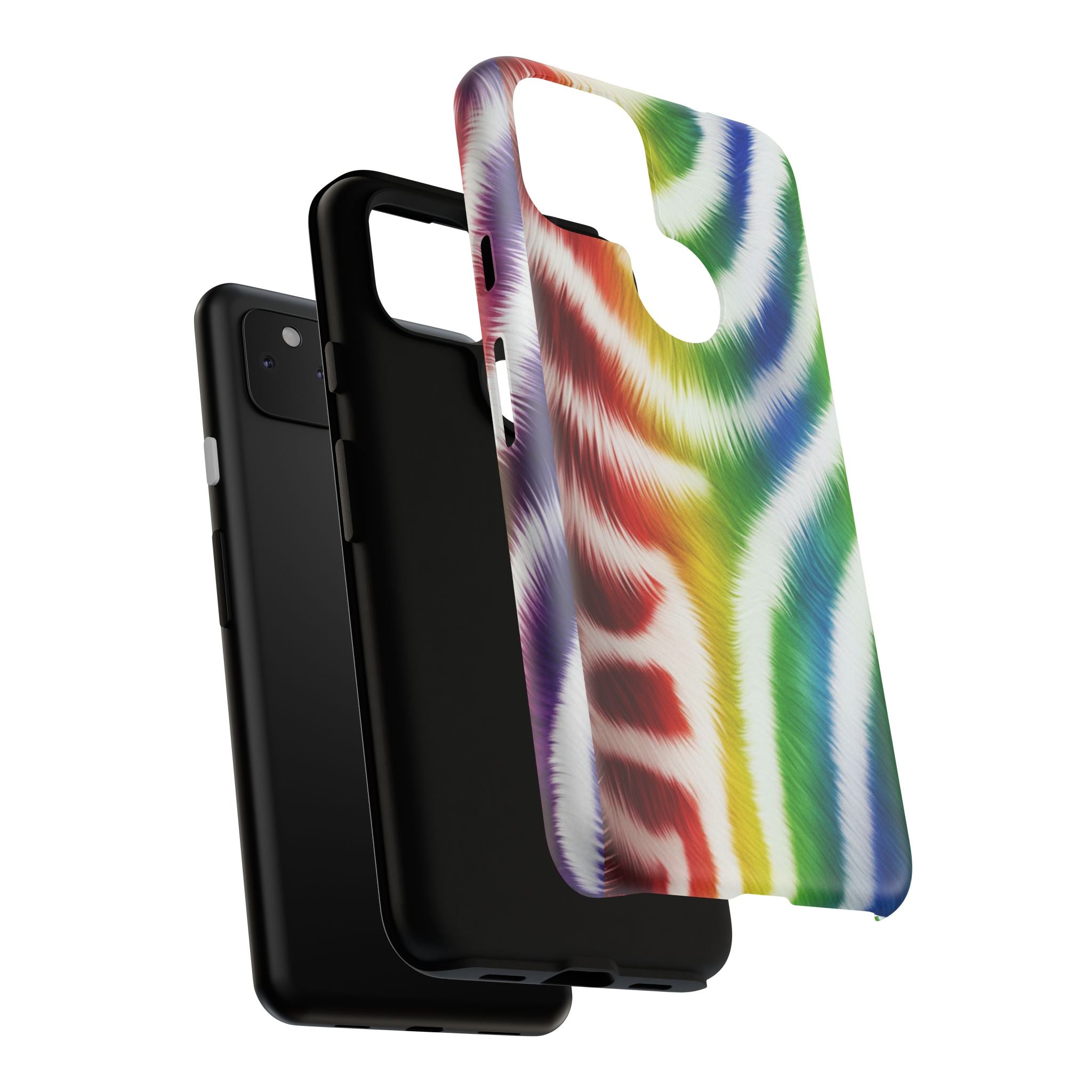 Vibrant Phone Case, Funky Rainbow Design, Colorful Accessory for Teens, Gift for Birthdays, LGBTQ Pride, & Summer Fun