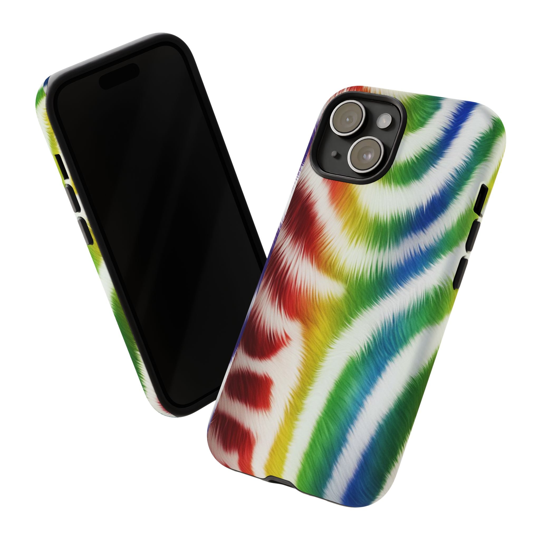 Vibrant Phone Case, Funky Rainbow Design, Colorful Accessory for Teens, Gift for Birthdays, LGBTQ Pride, & Summer Fun