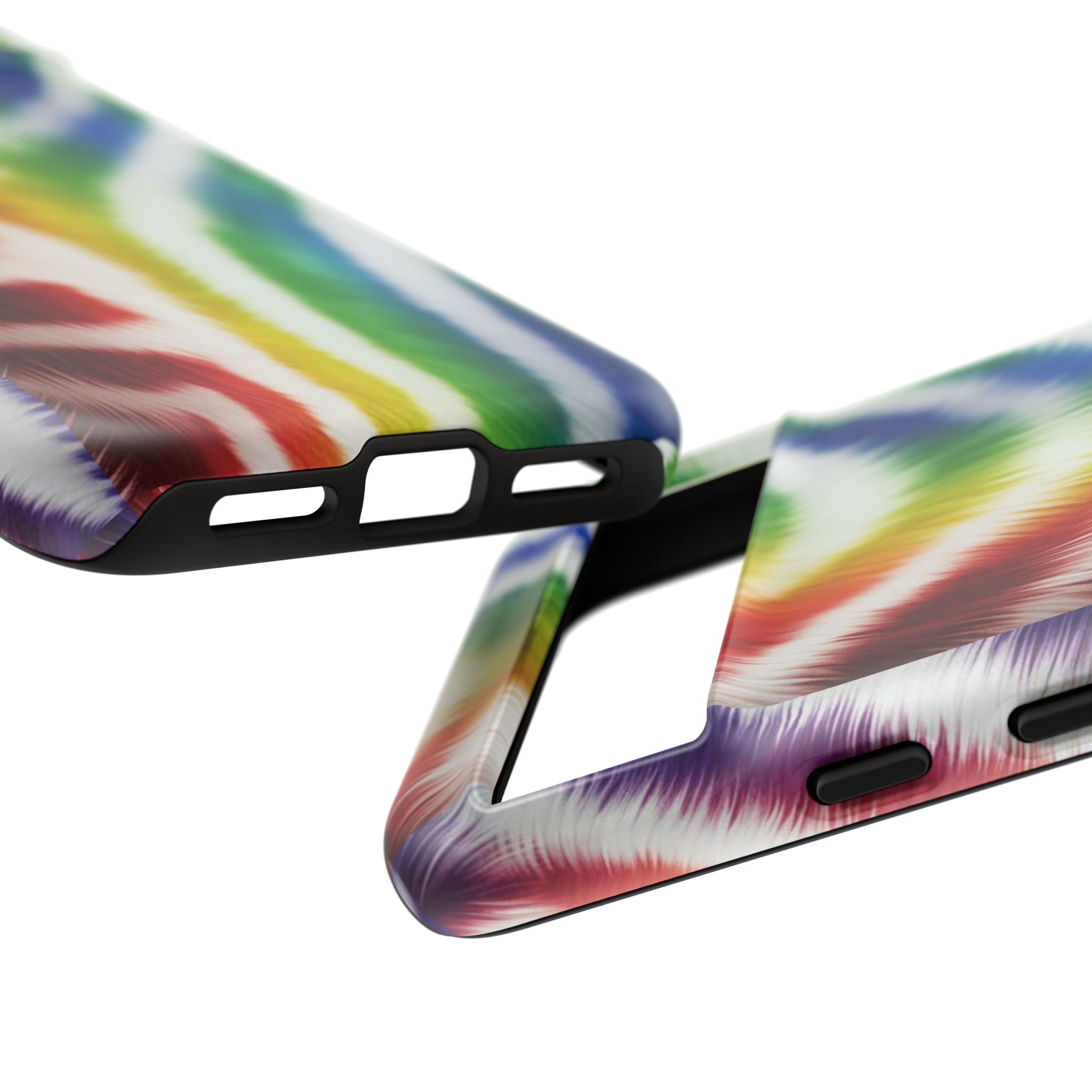 Vibrant Phone Case, Funky Rainbow Design, Colorful Accessory for Teens, Gift for Birthdays, LGBTQ Pride, & Summer Fun