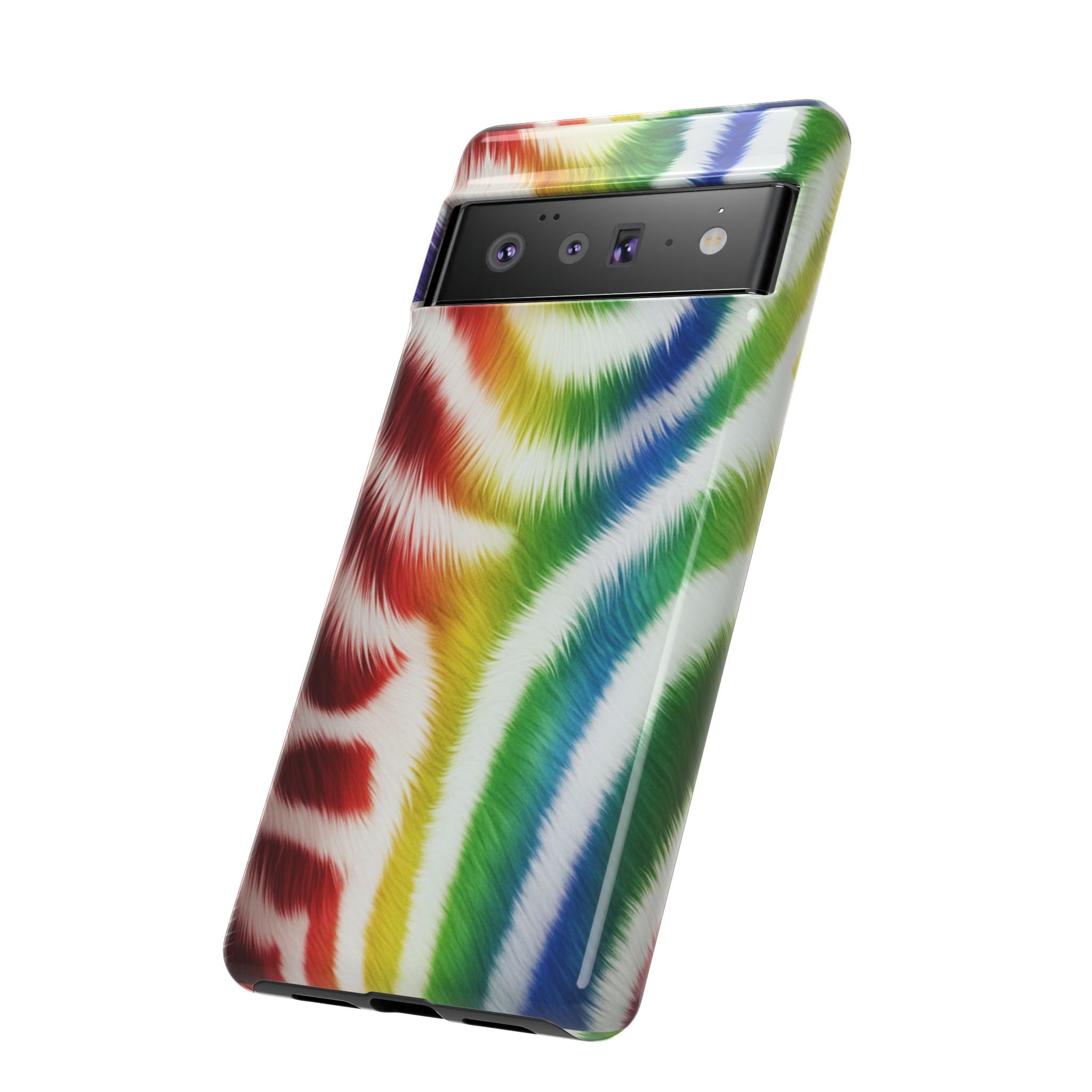 Vibrant Phone Case, Funky Rainbow Design, Colorful Accessory for Teens, Gift for Birthdays, LGBTQ Pride, & Summer Fun