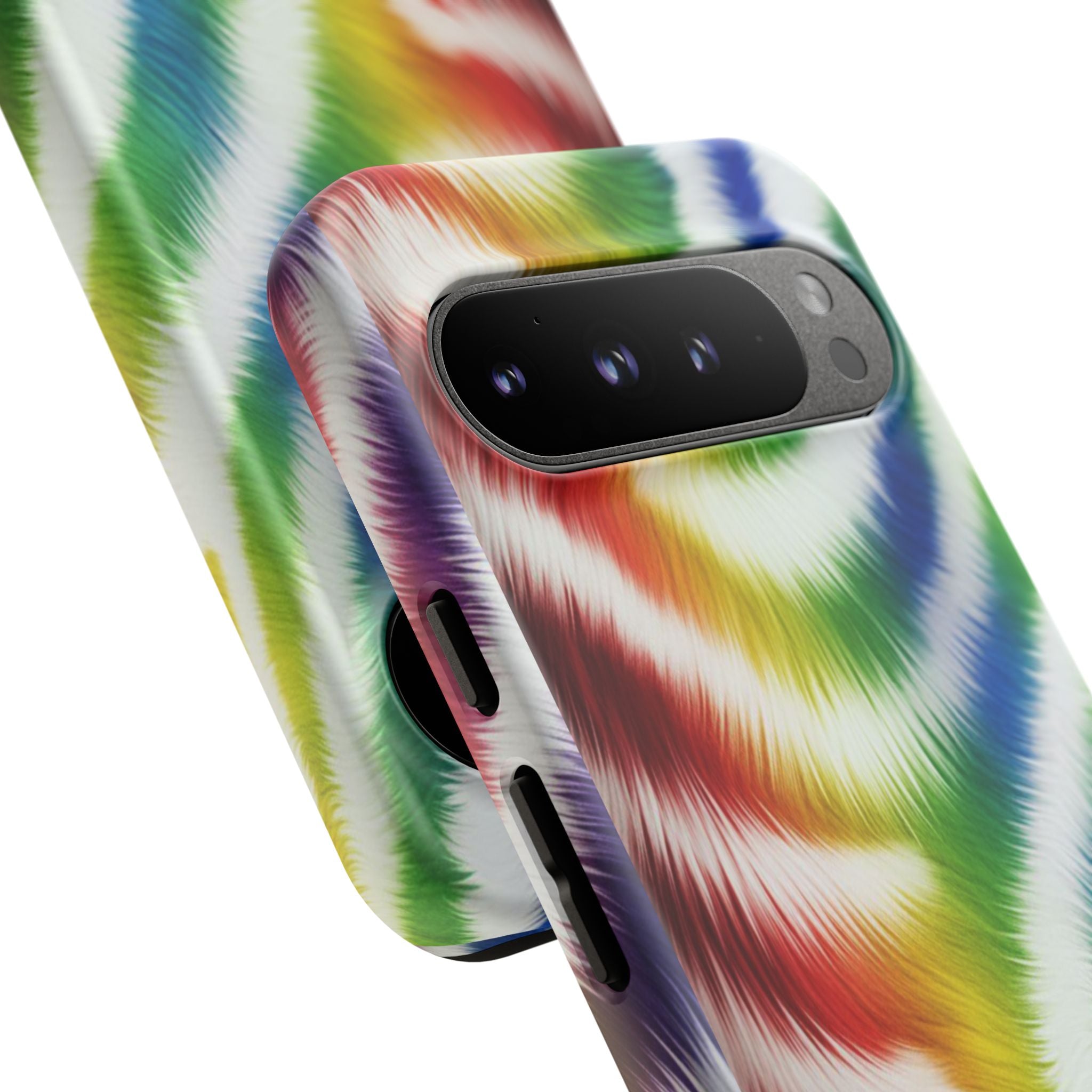 Vibrant Phone Case, Funky Rainbow Design, Colorful Accessory for Teens, Gift for Birthdays, LGBTQ Pride, & Summer Fun