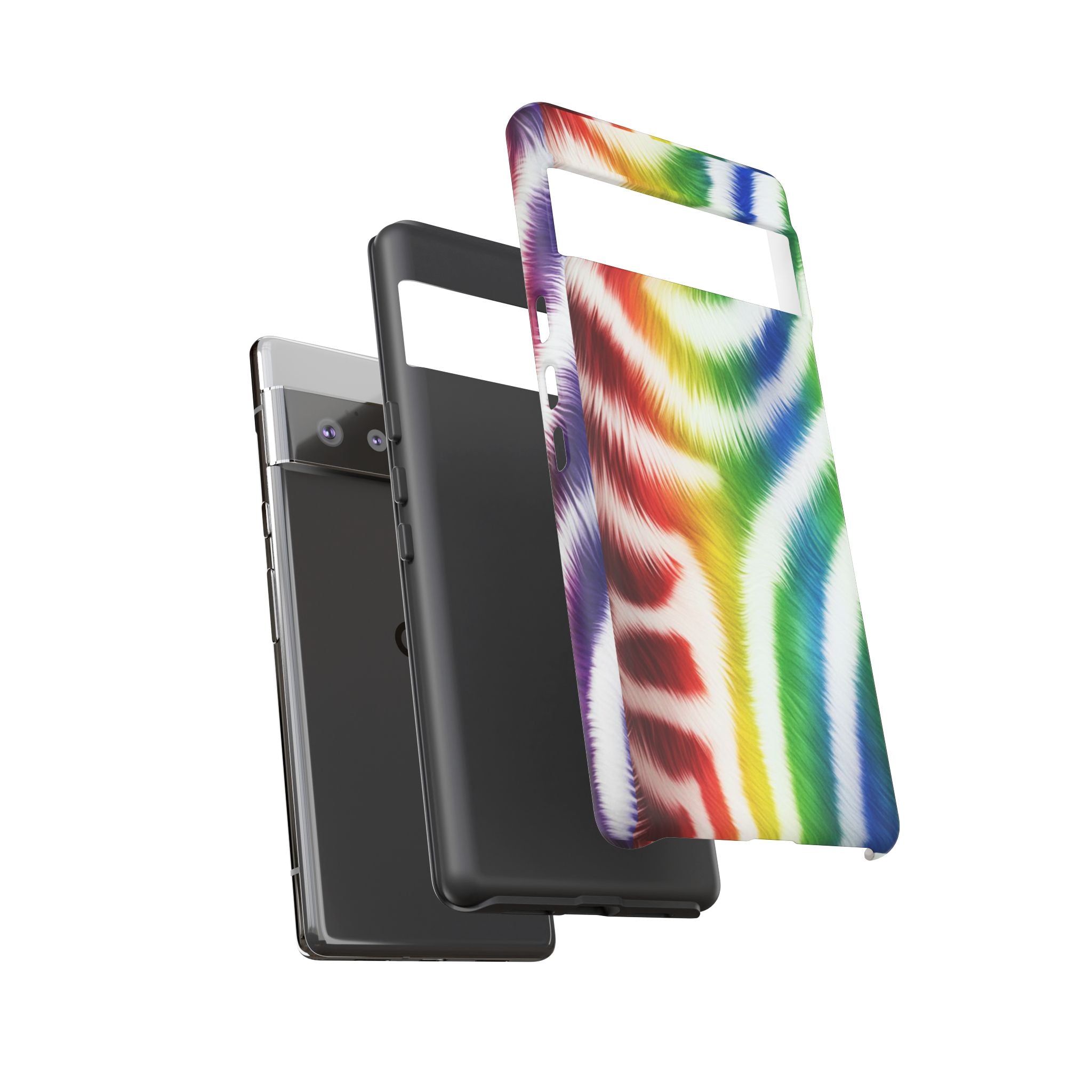 Vibrant Phone Case, Funky Rainbow Design, Colorful Accessory for Teens, Gift for Birthdays, LGBTQ Pride, & Summer Fun