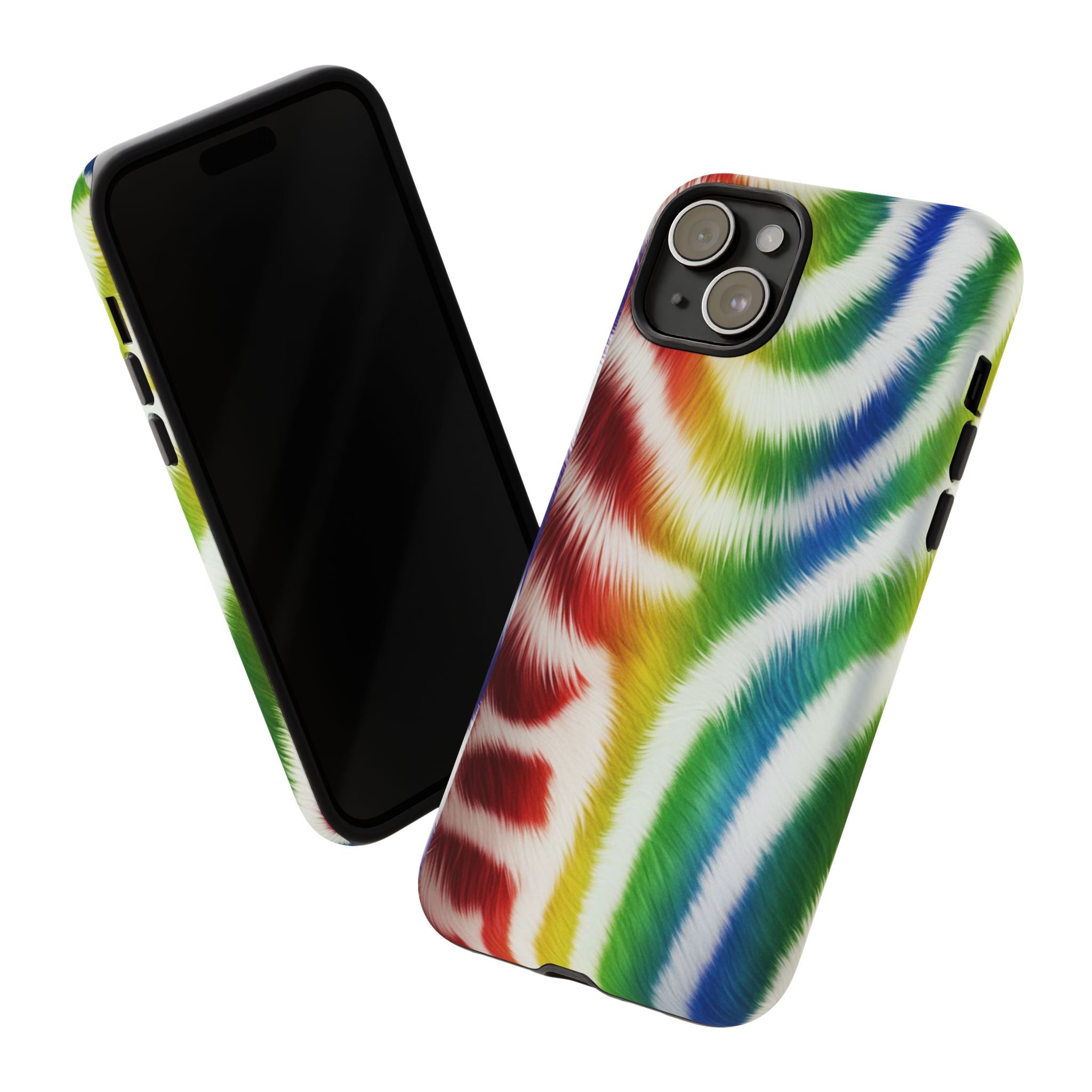 Vibrant Phone Case, Funky Rainbow Design, Colorful Accessory for Teens, Gift for Birthdays, LGBTQ Pride, & Summer Fun